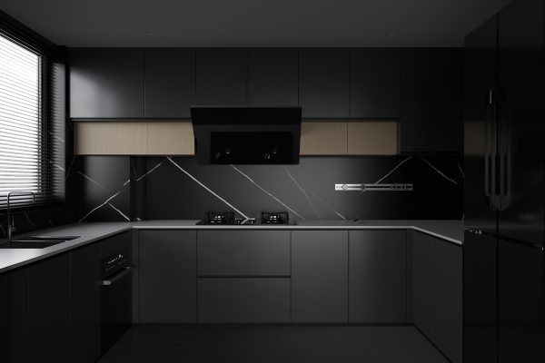 MÁRMOL PVC NEGRO